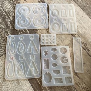 Resin silicone molds for jewelry makers